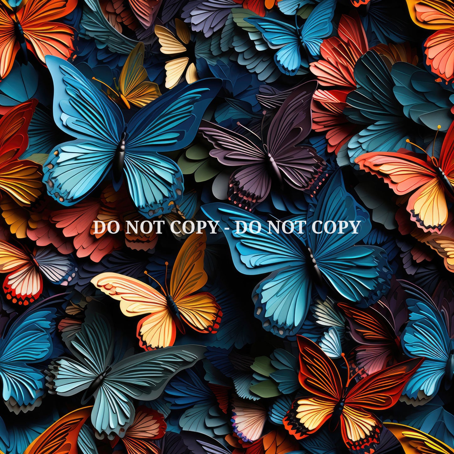 3D BUTTERFLIES - MULTIPLE VARIATIONS