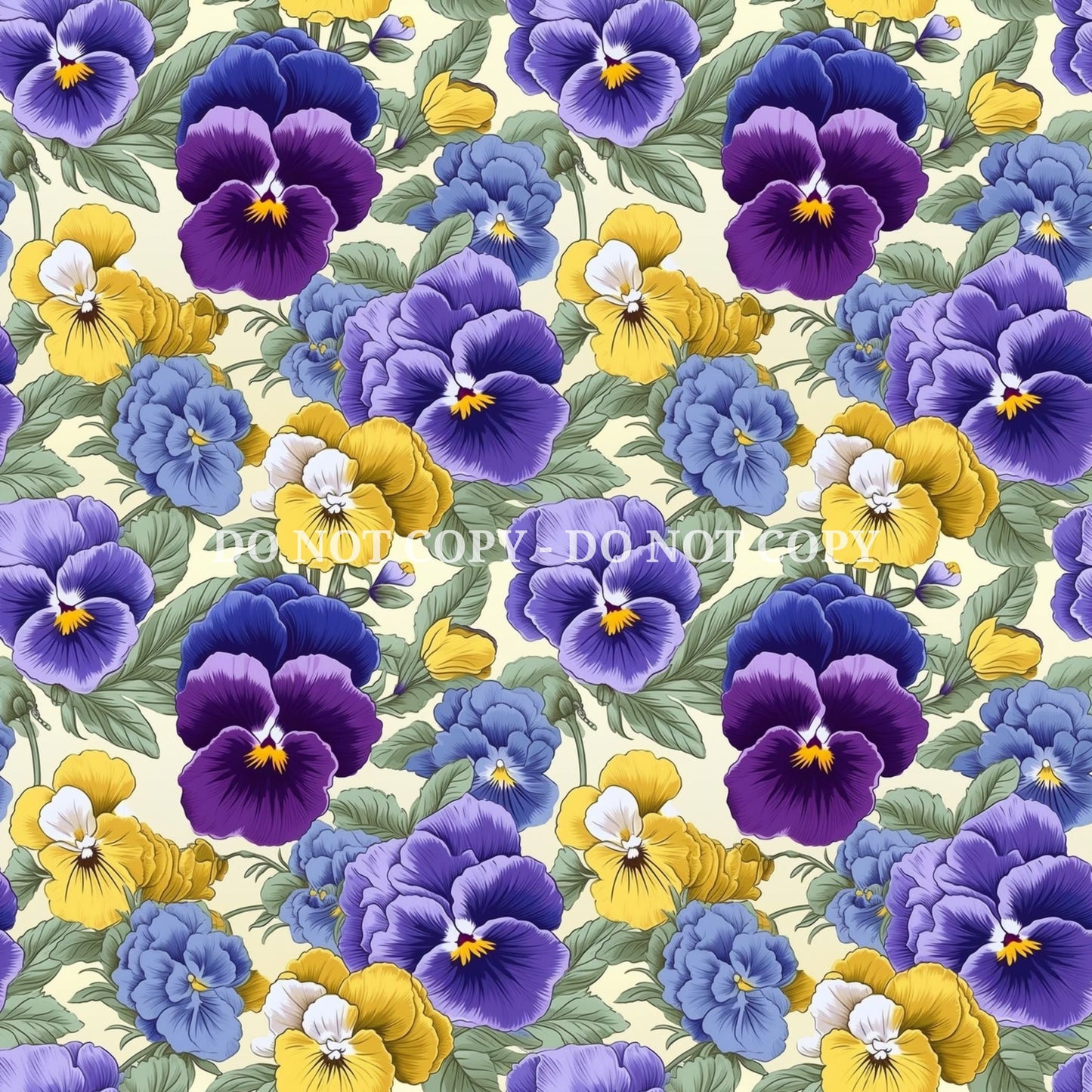 PANSEY FLOWERS - MULTIPLE VARIATIONS