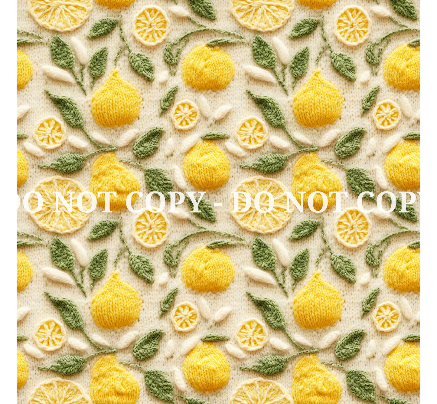 COZY LEMON PATTERN VINYL - MULTIPLE VARIATIONS