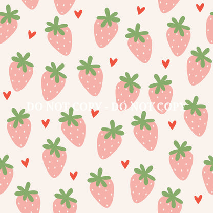 STRAWBERRY DAISY PATTERN VINYL - MULTIPLE VARIATIONS