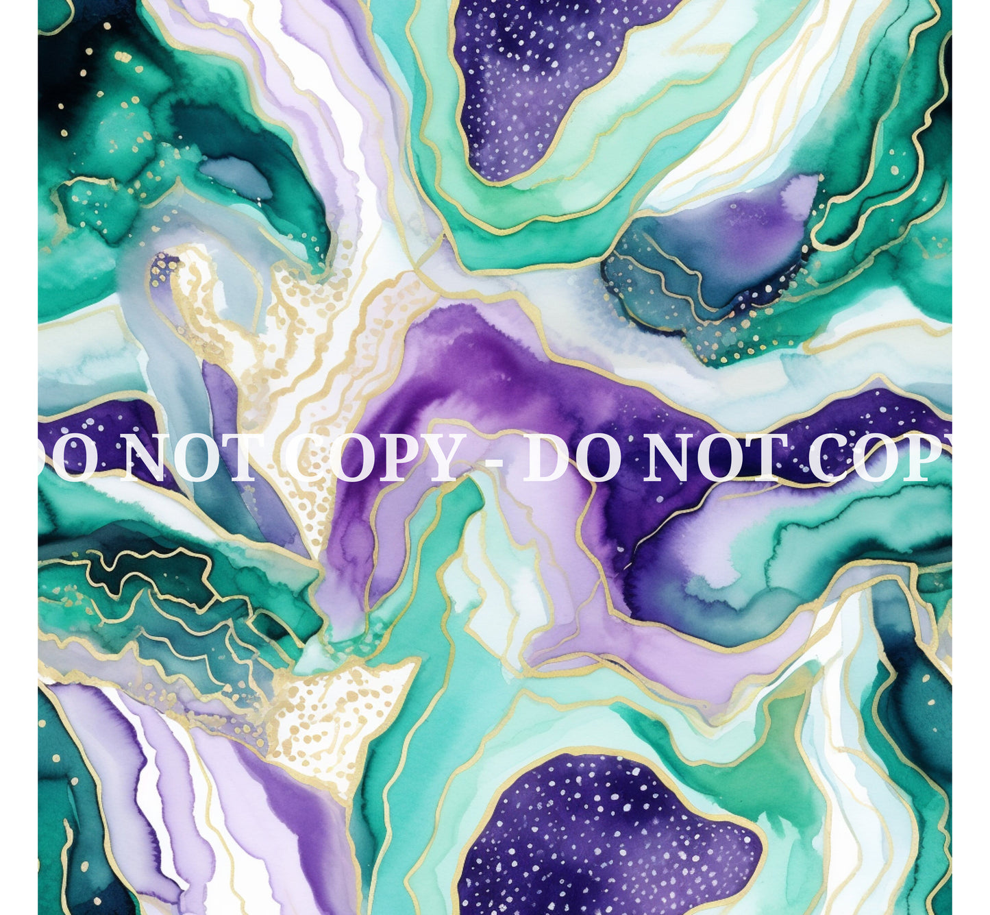 WATERCOLOR CRYSTALS PATTERN VINYL - MULTIPLE VARIATIONS