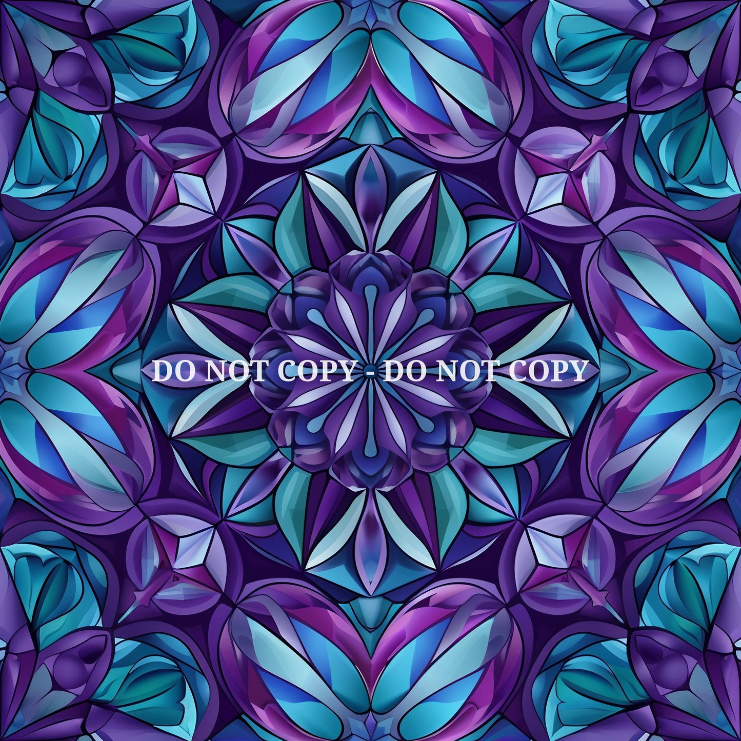 PURPLE AND TEAL GEOMETRIC - MULTIPLE VARIATIONS