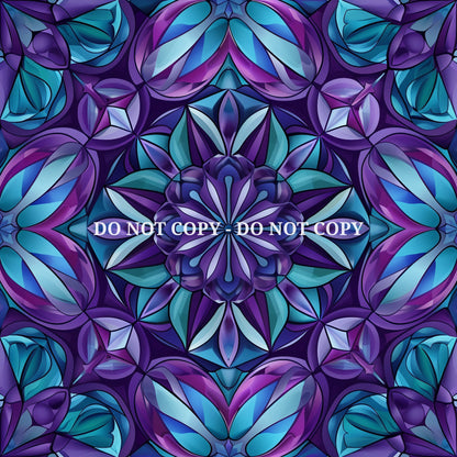 PURPLE AND TEAL GEOMETRIC - MULTIPLE VARIATIONS