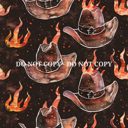 HALLOWEEN WESTERN PATTERN VINYL - MULTIPLE VARIATIONS