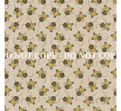 VINTAGE HONEYBEE PATTERN VINYL AND DECAL - MULTIPLE VARIATIONS