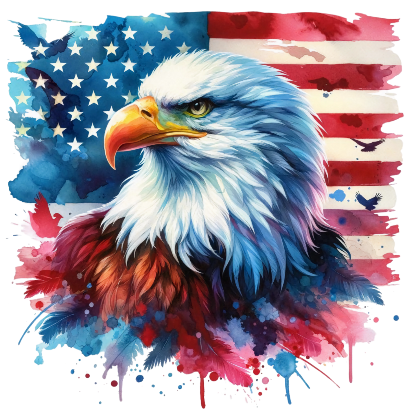 EAGLE FLAG - Decals