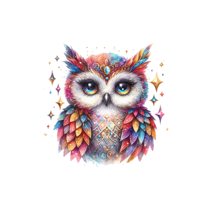SPARKLING OWL - DECAL