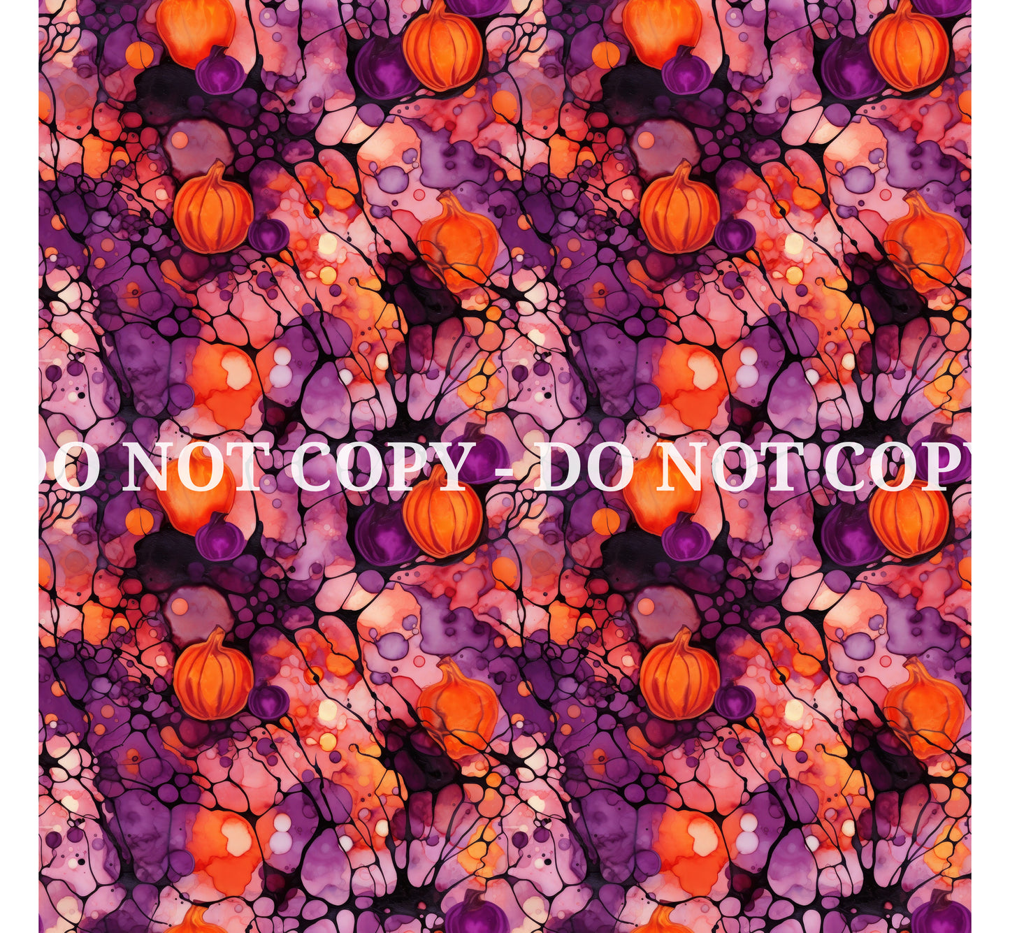 ALCOHOL INK HALLOWEEN PATTERN VINYL - MULTIPLE VARIATIONS