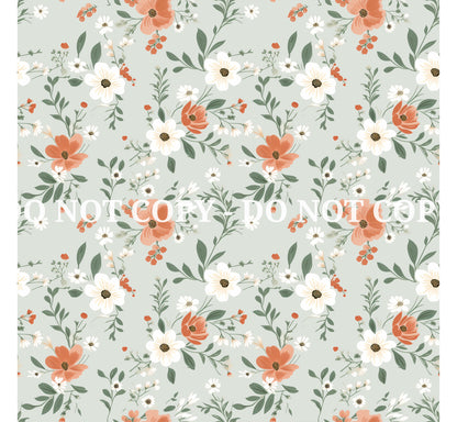 COTTAGE CORE PATTERN VINYL -  MULTIPLE VARIATIONS