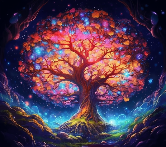 3D COLORFUL TREE OF LIFE