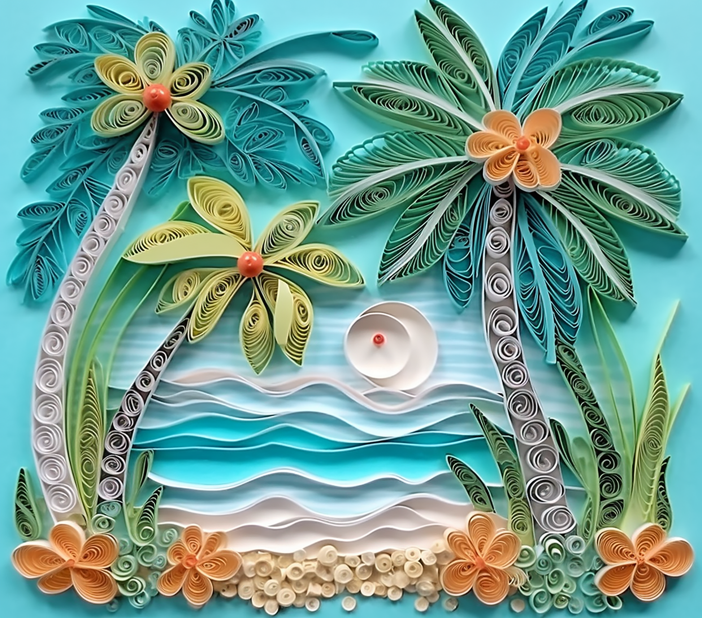 3D PALM TREES