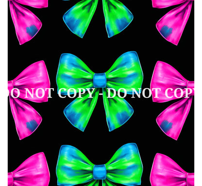 NEON HALLOWEEN PATTERN VINYL - MULTIPLE VARIATIONS