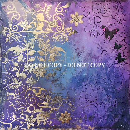 PURPLE GOLD BUTTERFLY - MULTIPLE VARIATIONS