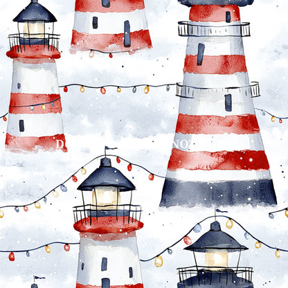 NAUTICAL NOEL PATTERN VINYL - MULTIPLE VARIATIONS