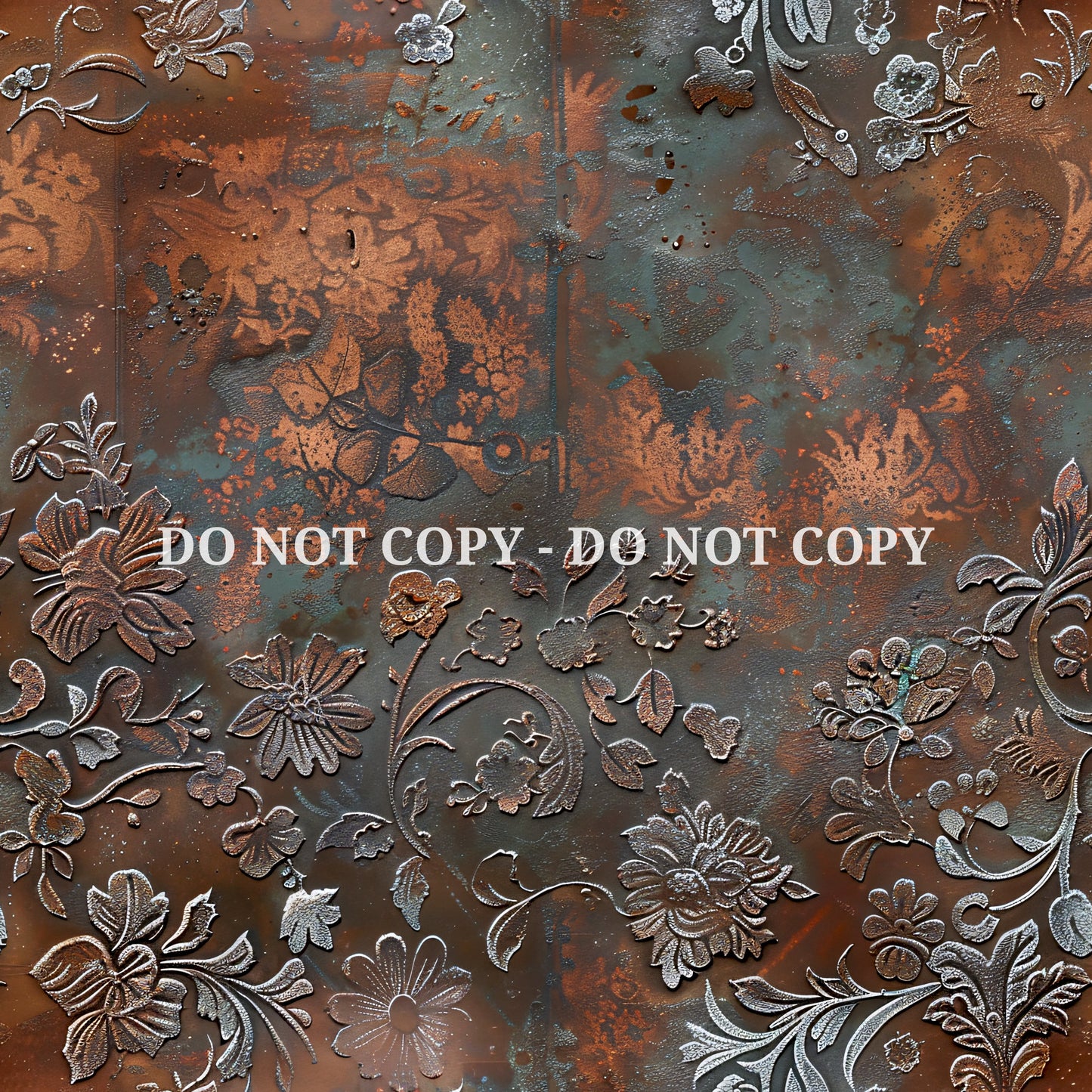 RUSTED METAL FLORAL - MULTIPLE VARIATIONS