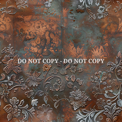 RUSTED METAL FLORAL - MULTIPLE VARIATIONS