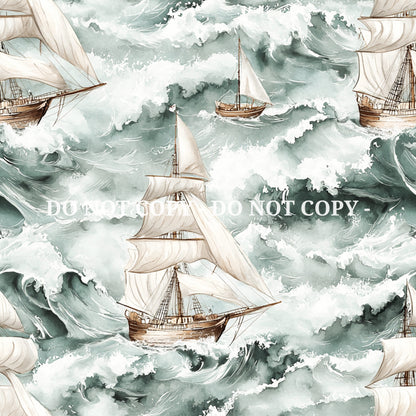 TAKE ME TO THE SEA PATTERN VINYL - MULTIPLE VARIATIONS