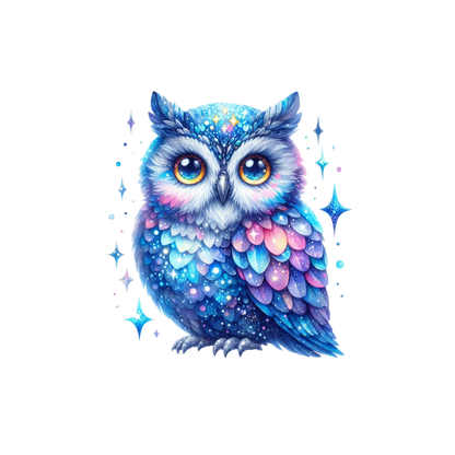SPARKLING OWL - DECAL