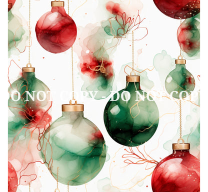 CHRISTMAS INK PATTERN VINYL - MULTIPLE VARIATIONS