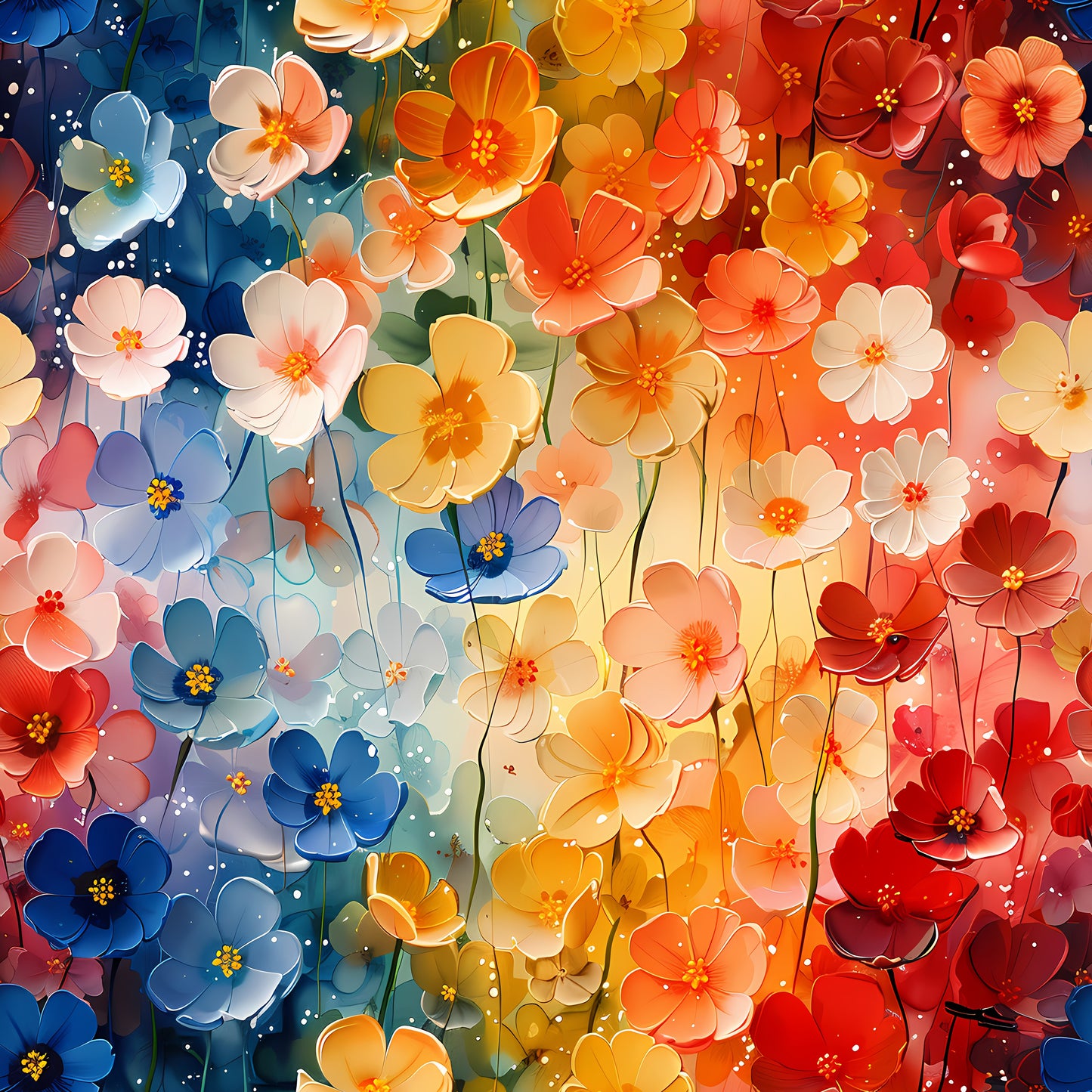 VIBRANT FLOWER - MULTIPLE VARIATIONS