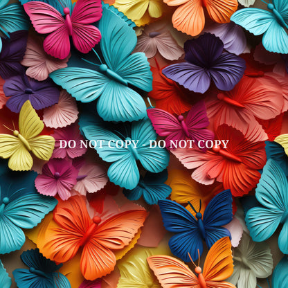 3D BUTTERFLIES - MULTIPLE VARIATIONS