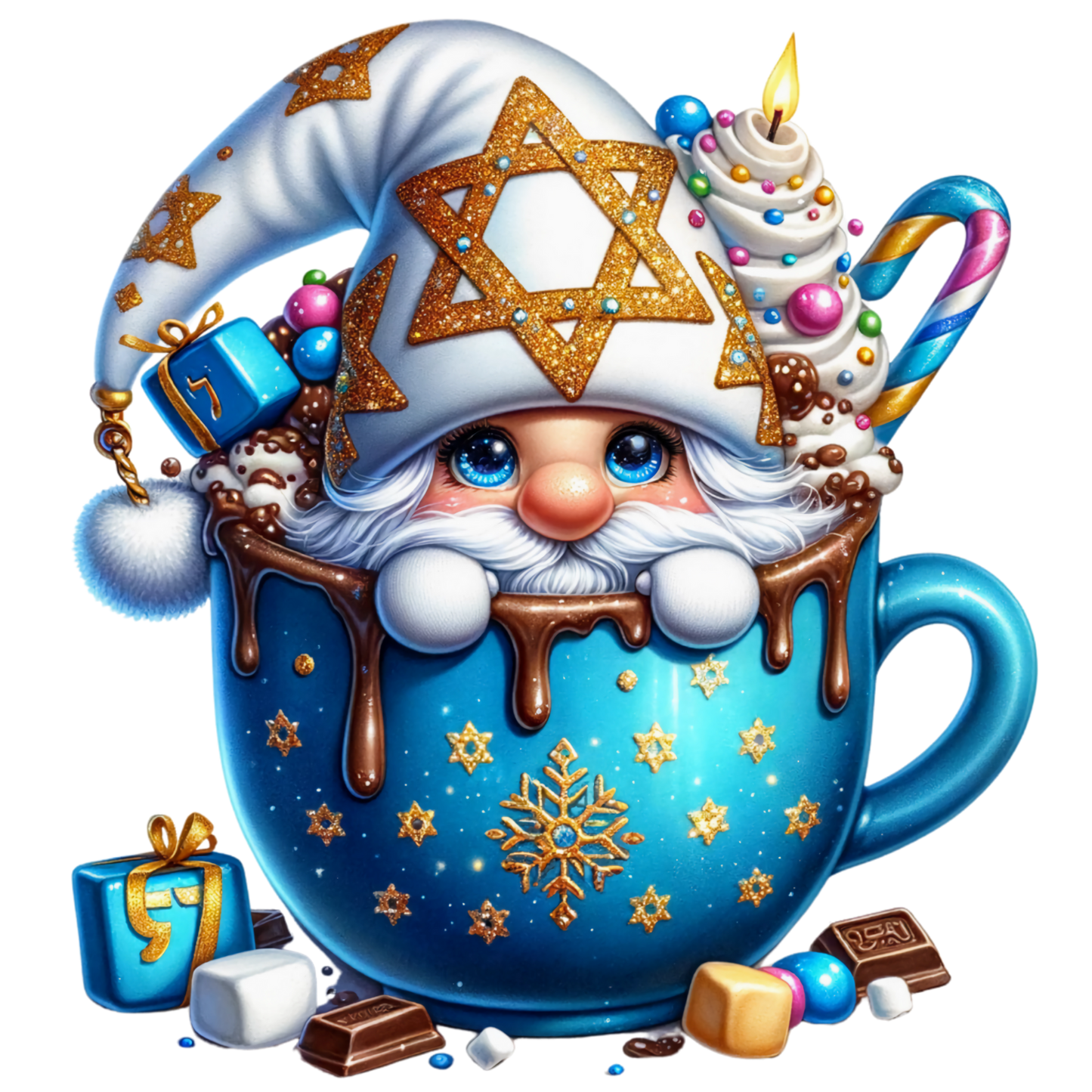 HANUKKAH GNOMES - Decals