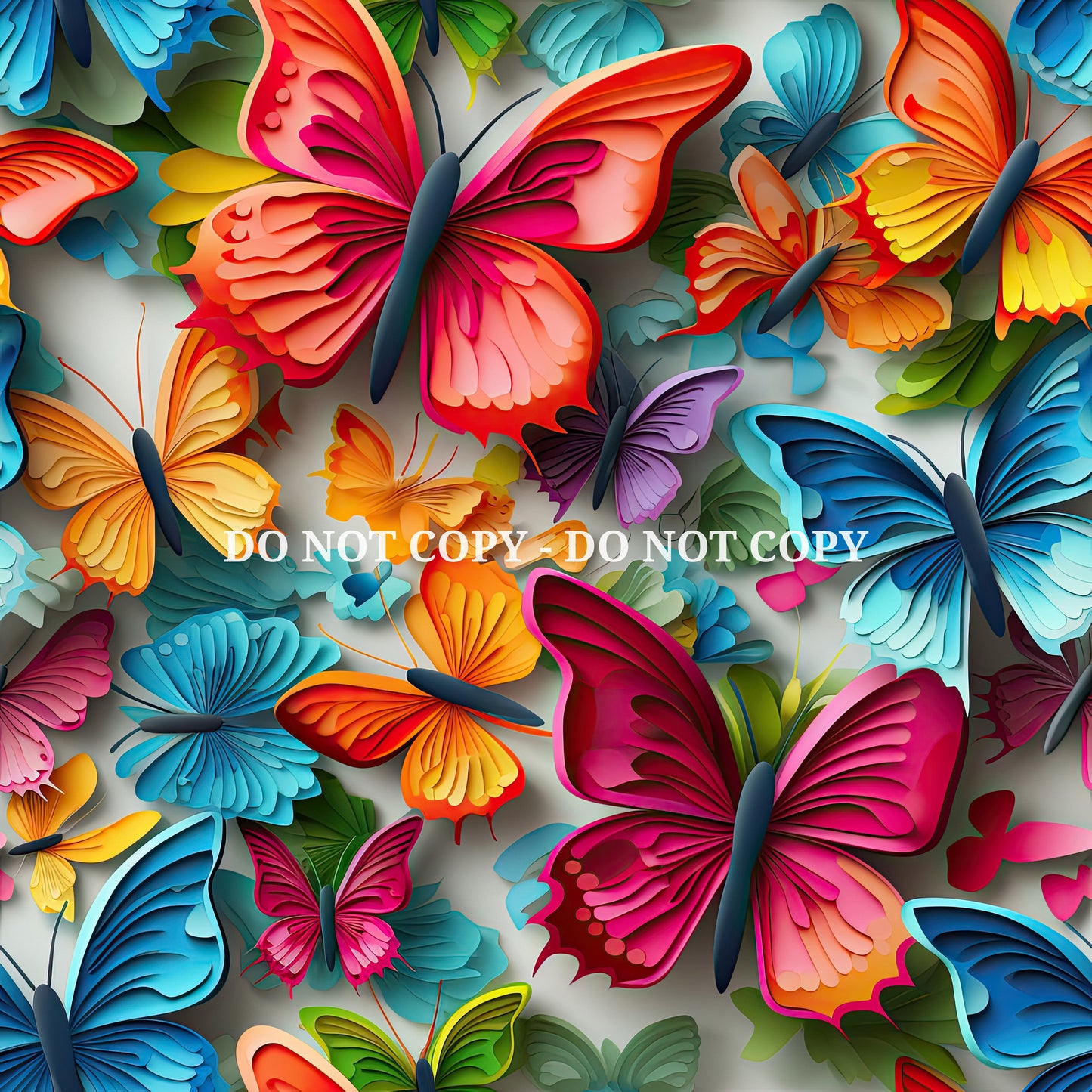 3D BUTTERFLIES - MULTIPLE VARIATIONS
