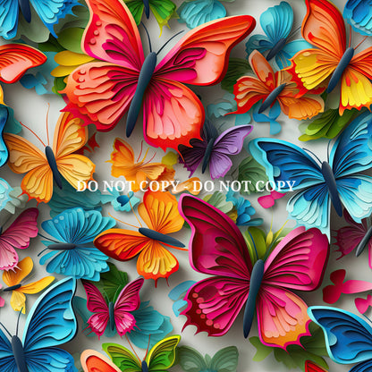 3D BUTTERFLIES - MULTIPLE VARIATIONS