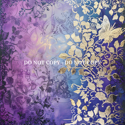 PURPLE GOLD BUTTERFLY - MULTIPLE VARIATIONS