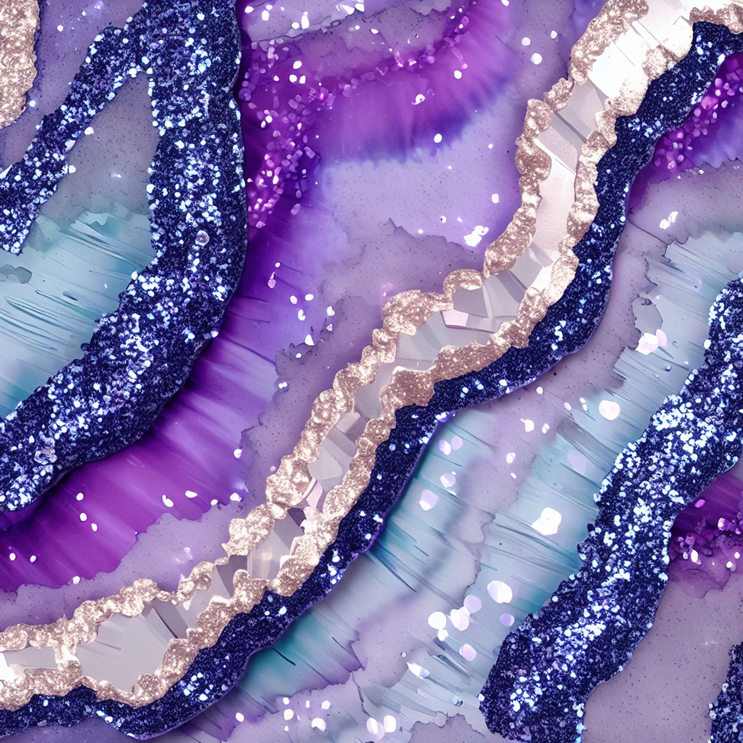 PURPLE AND BLUE AGATE GLAM - MULTIPLE VARIATIONS