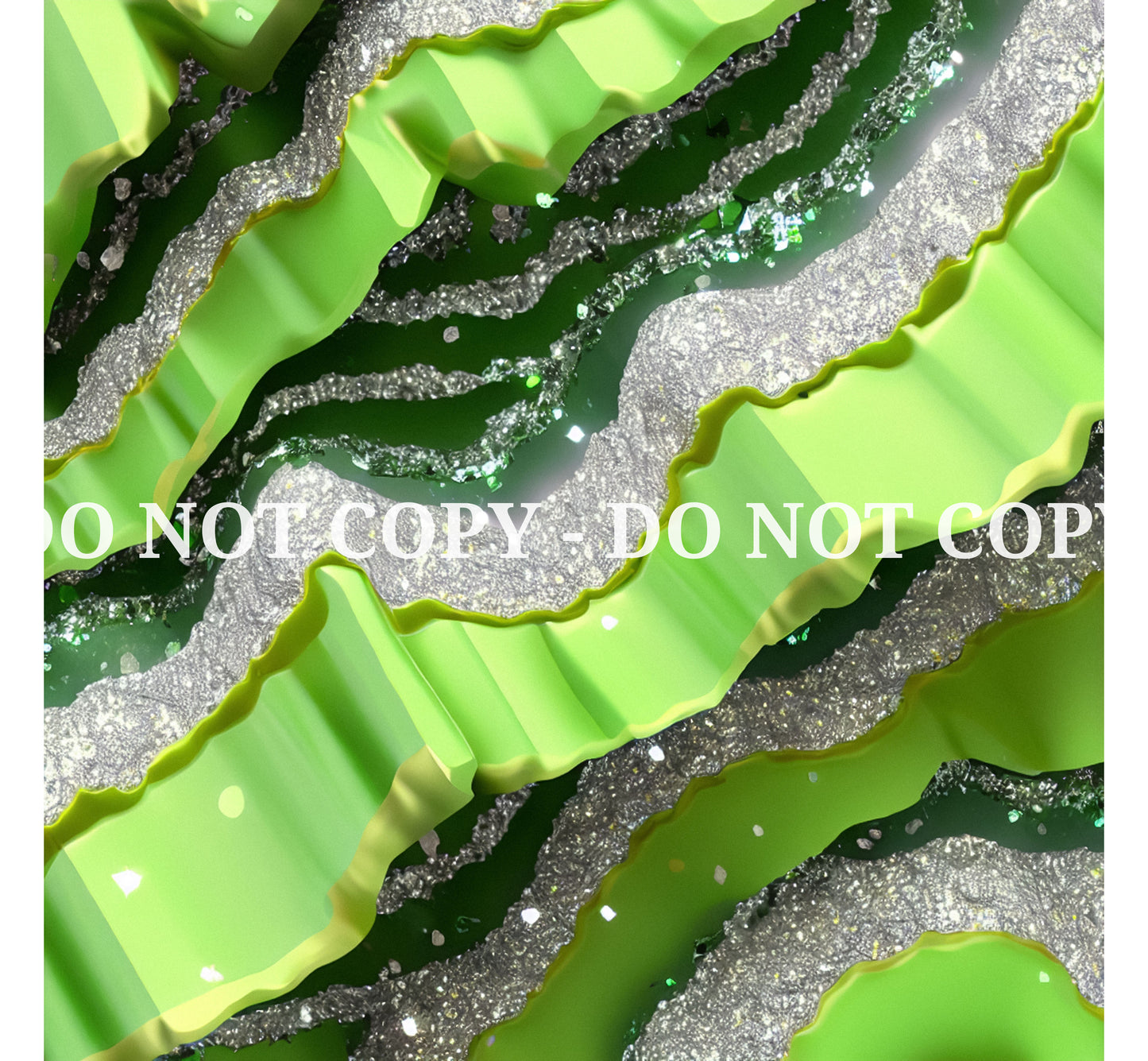 NEON GREEN AGATE PATTERN VINYL - MULTIPLE VARIATIONS