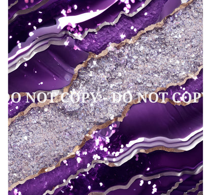 PURPLE GLAM AGATE PATTERN VINYL - MULTIPLE VARIATIONS