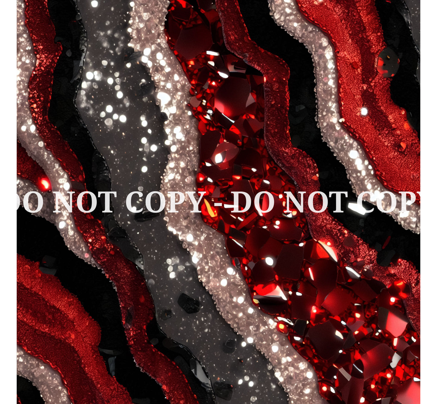 RED AND BLACK GLAM AGATE PATTERN VINYL - MULTIPLE VARIATIONS