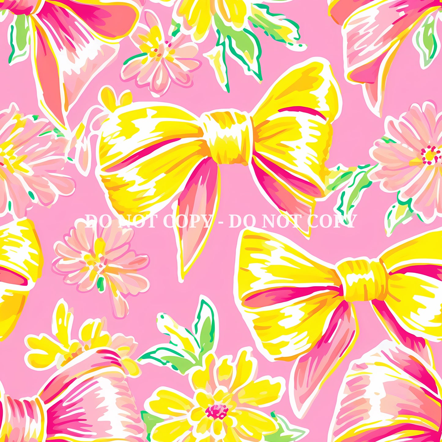 PREPPY BOW PATTERN VINYL - MULTIPLE VARIATIONS