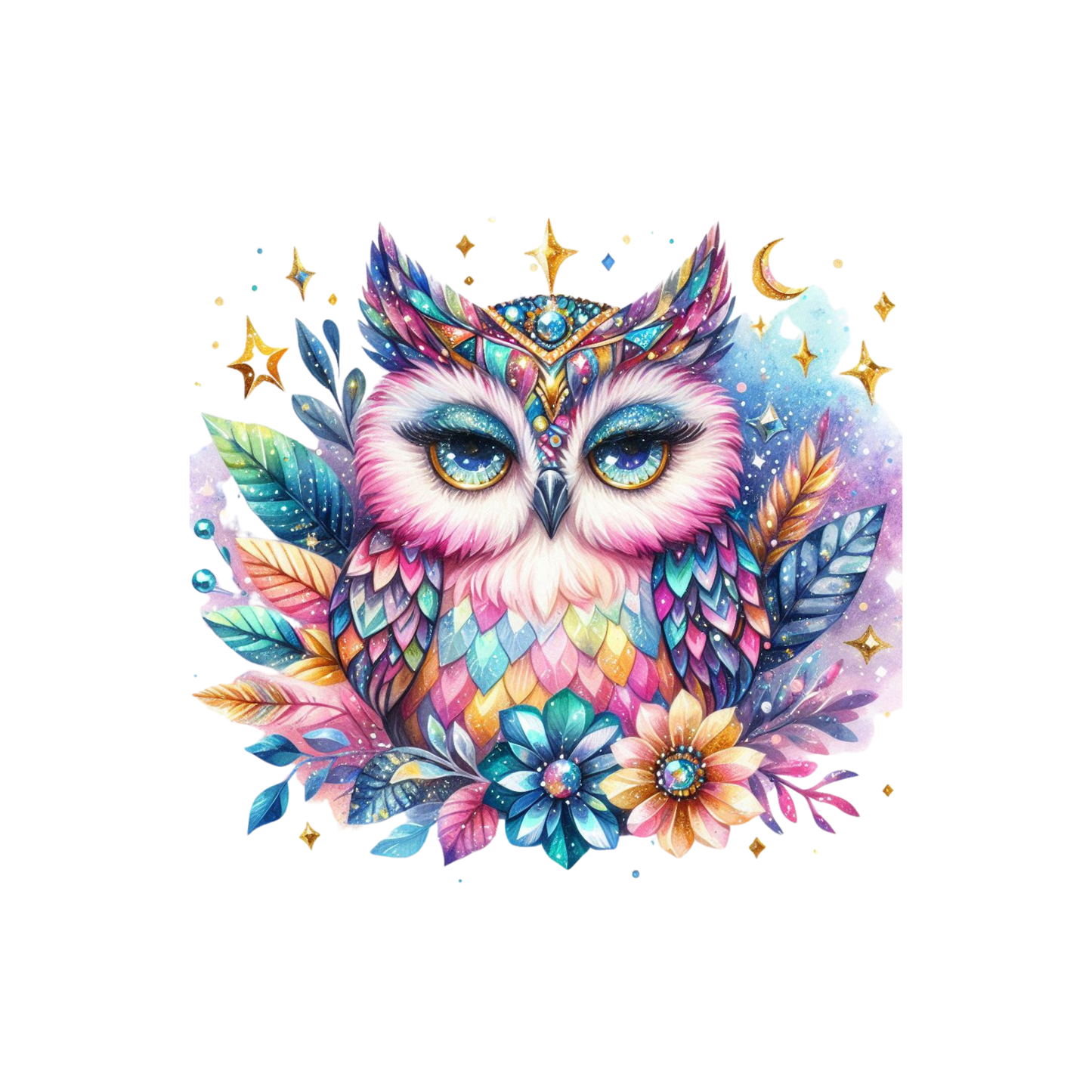 SPARKLING OWL - DECAL