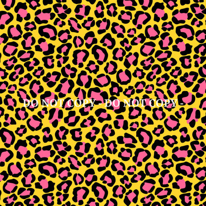 WILD LEOPARD PATTERN VINYL - MULTIPLE VARIATIONS