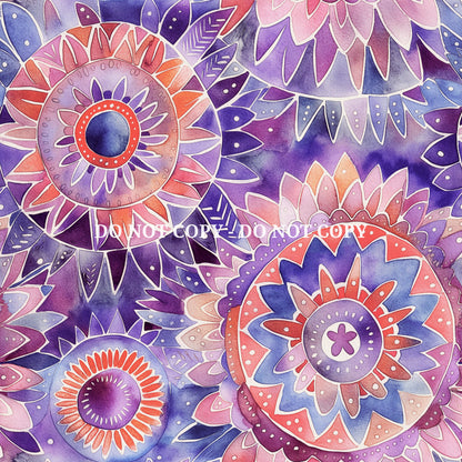 MANDALA PATTERN VINYL - MULTIPLE VARIATIONS