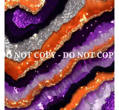 HALLOWEEN GLAM AGATE PATTERN VINYL - MULTIPLE VARIATIONS