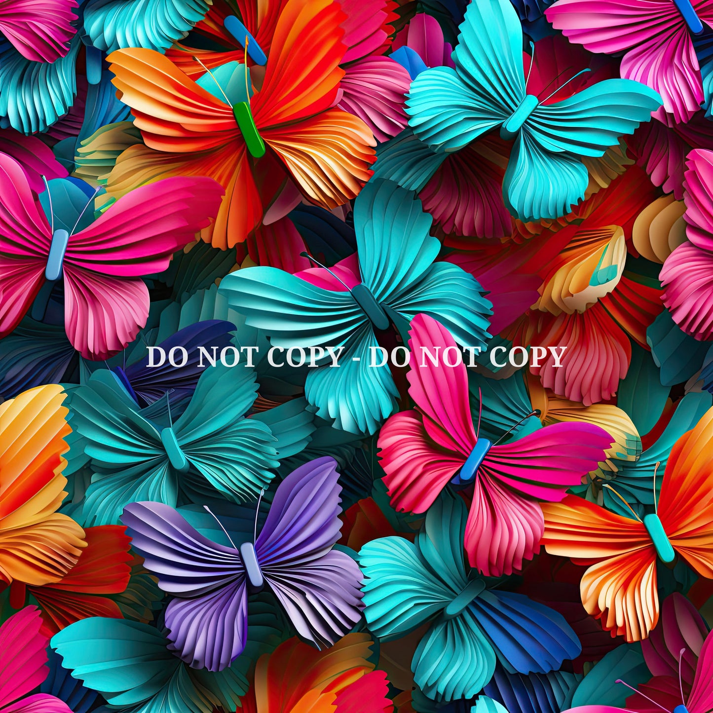 3D BUTTERFLIES - MULTIPLE VARIATIONS