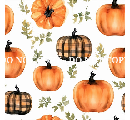 HALLOWEEN PLAID PATTERN VINYL - MULTIPLE VARIATIONS