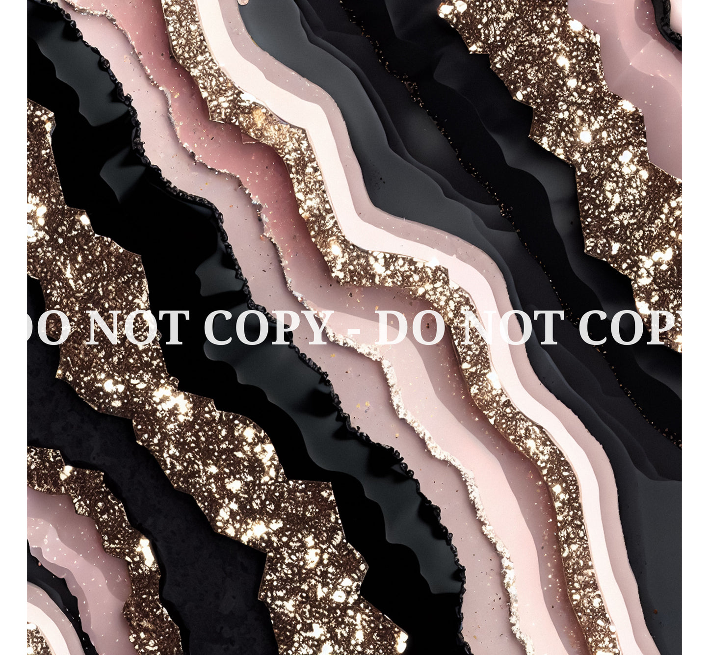 BLACK AND BLUSH GLAM AGATE PATTERN VINYL - MULTIPLE VARIATIONS