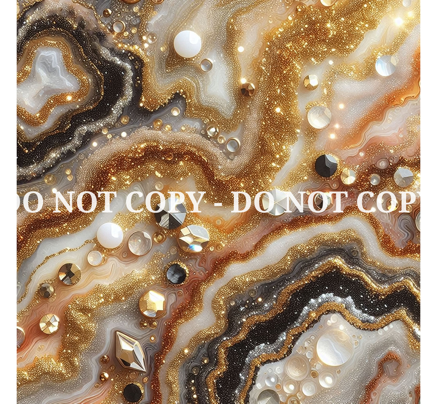 GOLD JEWELED AGATE PATTERN VINYL - MULTIPLE VARIATIONS