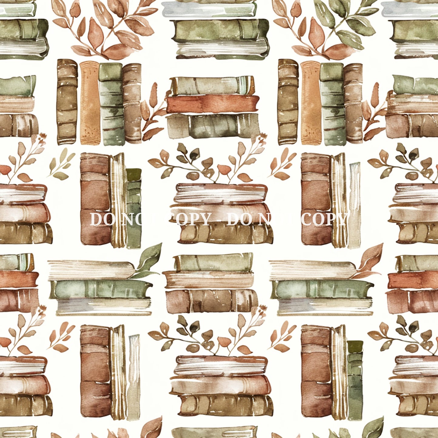 AUTUMN LIBRARY PATTERN VINYL - MULTIPLE VARIATIONS