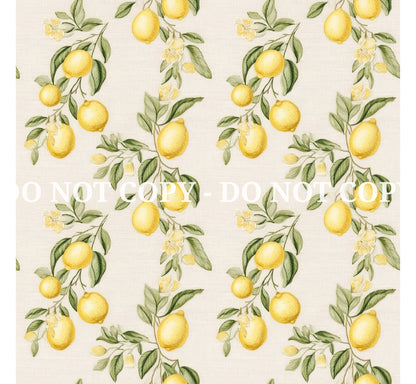 COZY LEMON PATTERN VINYL - MULTIPLE VARIATIONS