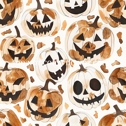 HALLOWEEN WESTERN PATTERN VINYL - MULTIPLE VARIATIONS