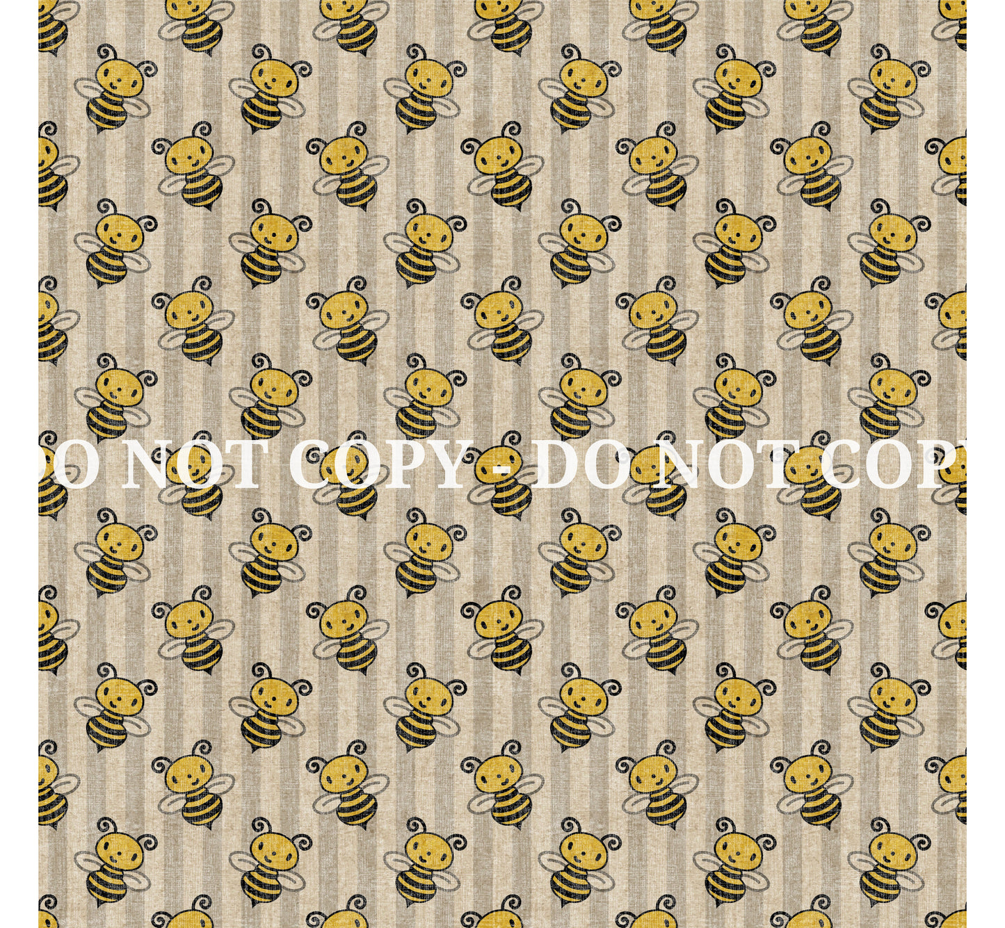 VINTAGE HONEYBEE PATTERN VINYL AND DECAL - MULTIPLE VARIATIONS