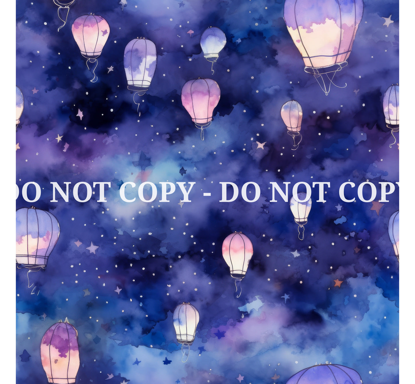 SKY LANTERNS PATTERN VINYL - MULTIPLE VARIATIONS