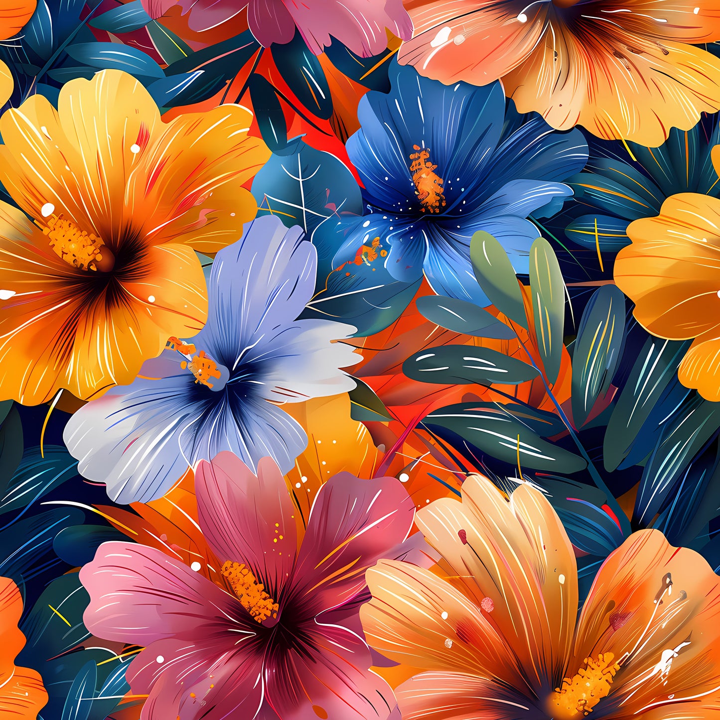 VIBRANT FLOWER - MULTIPLE VARIATIONS