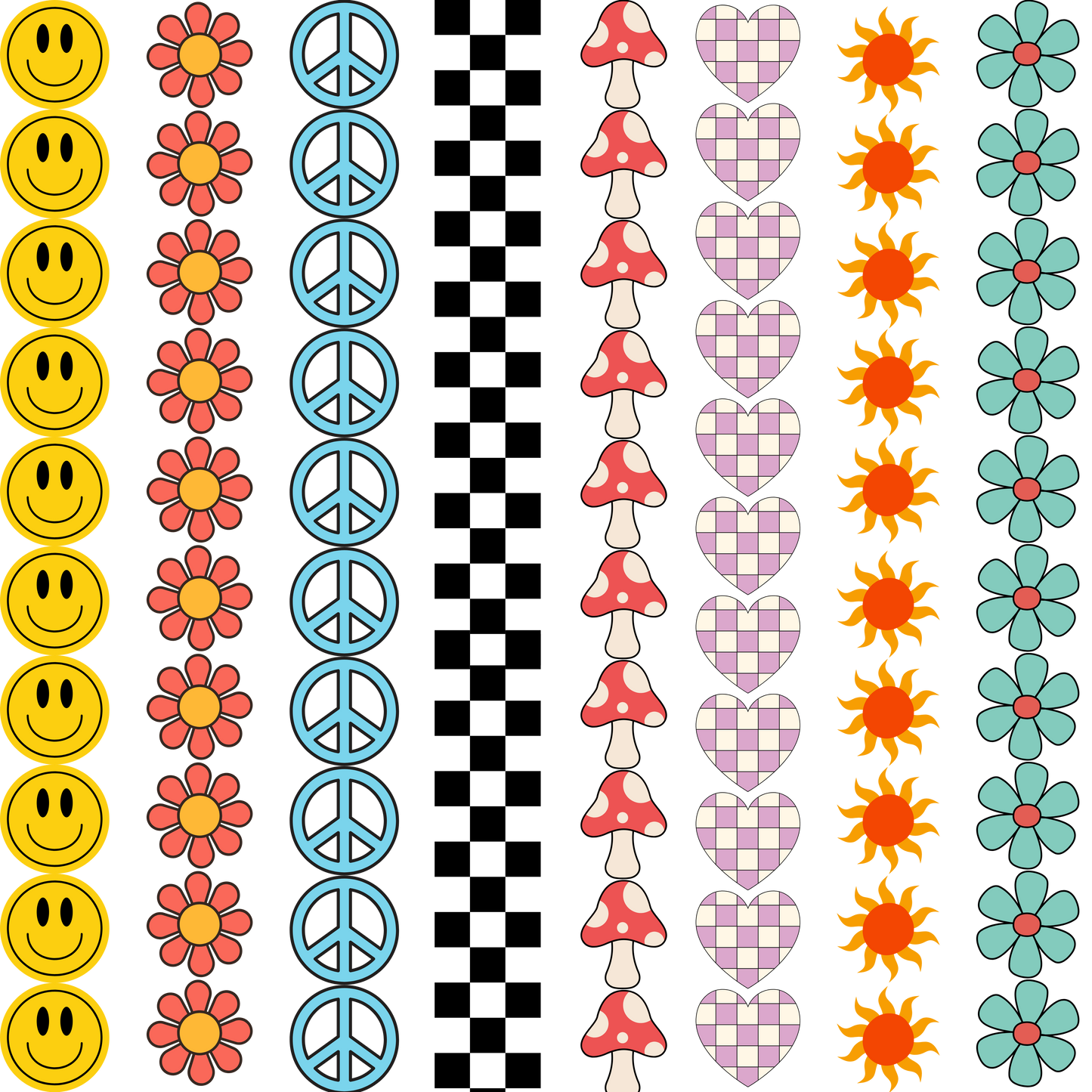 70s LINES - FLAIR SHEET