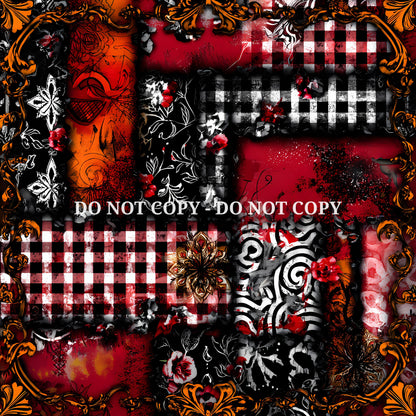 CRIMSON MIXED MEDIA - MULTIPLE VARIATIONS